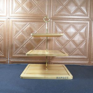 Khay gỗ đựng bánh tiệc trà