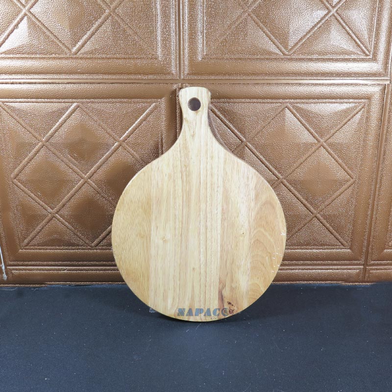 thớt gỗ cao su decor