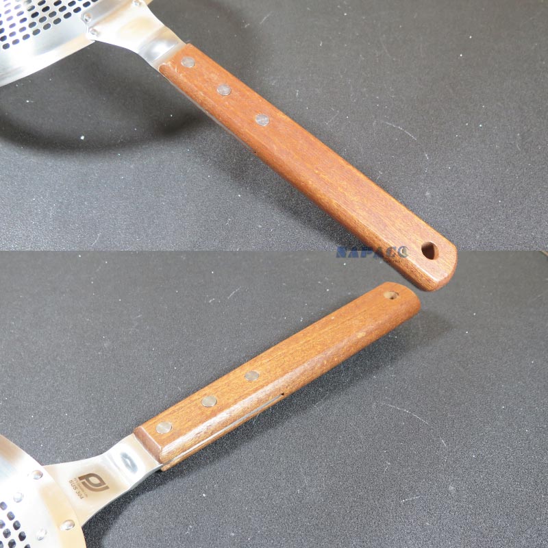 chao xương inox cán gỗ
