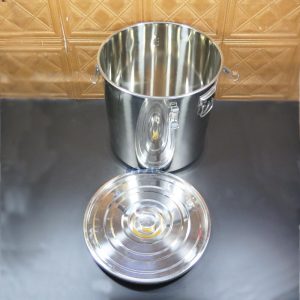 Xô inox có nắp đậy kín