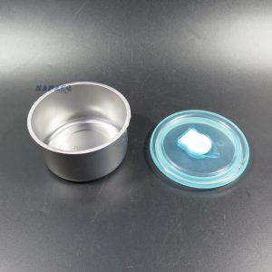chén inox tròn có nắp đậy kín