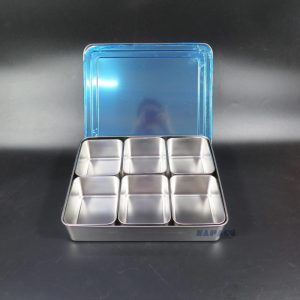 khay inox đựng topping trà sữa