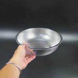 Rổ inox tròn có quai treo