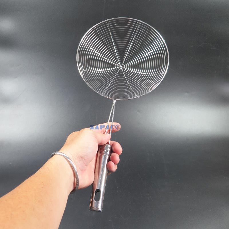 Vá rây inox vớt bọt