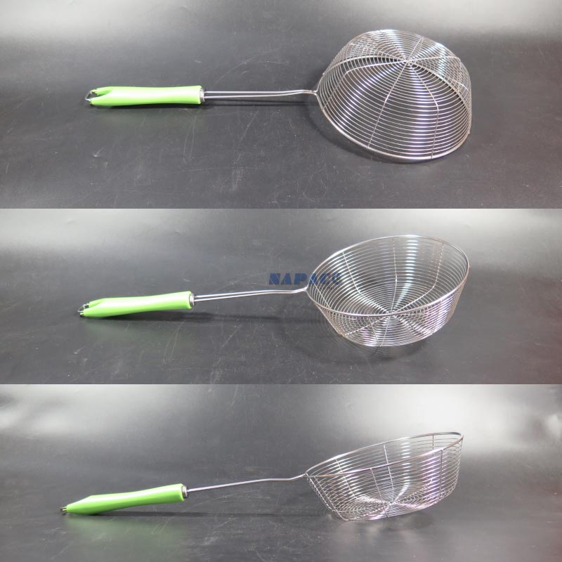 Vợt Lẩu Inox Cán Nhựa (2)